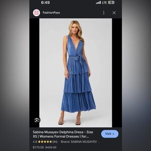 SABINA MUSAYEV DELPHINA DRESS